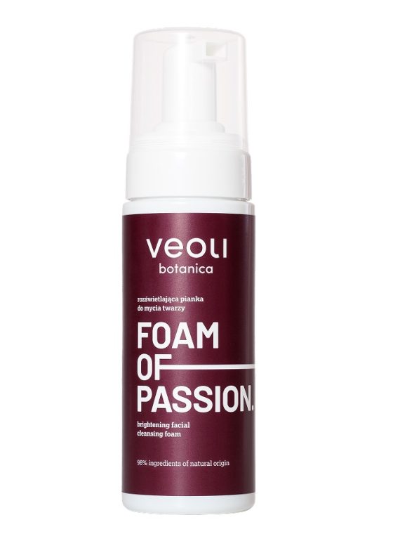 Veoli Botanica Foam Of Passion rozświetlająca pianka do mycia twarzy 150ml