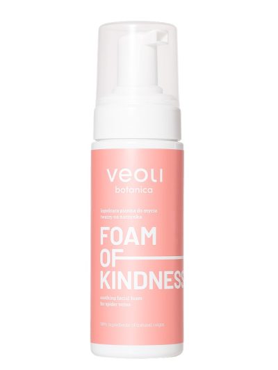 Veoli Botanica Foam Of Kindness łagodząca pianka do twarzy na naczynka 150ml