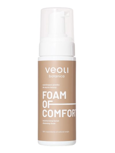 Veoli Botanica Foam Of Comfort nawilżająca pianka do mycia twarzy 150ml