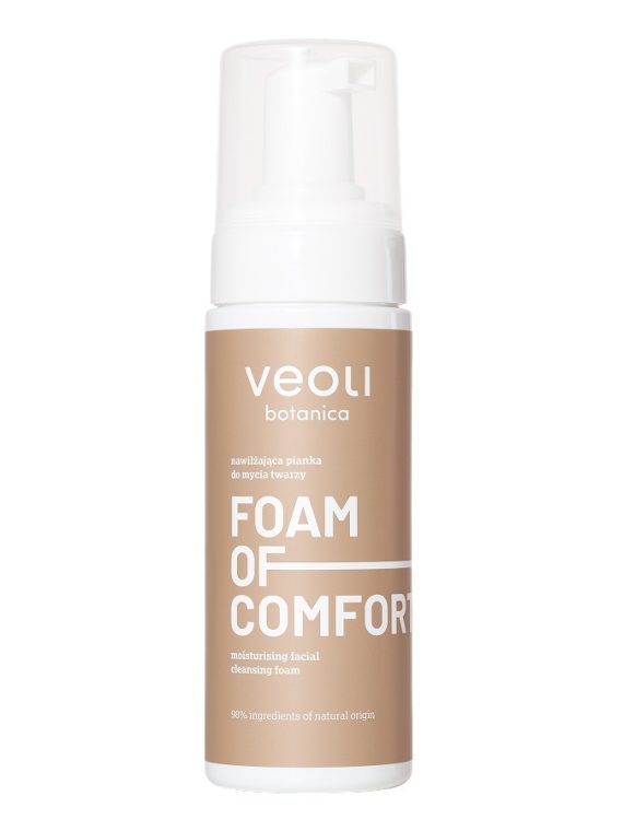 Veoli Botanica Foam Of Comfort nawilżająca pianka do mycia twarzy 150ml