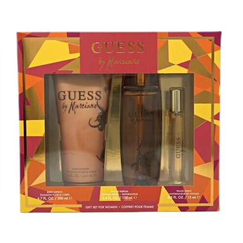 Guess by Marciano zestaw woda perfumowana 100ml + balsam do ciała 200ml + woda perfumowana 15ml