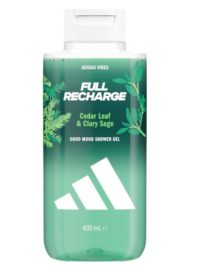 Adidas Vibes Full Recharge odświeżający żel pod prysznic 400ml