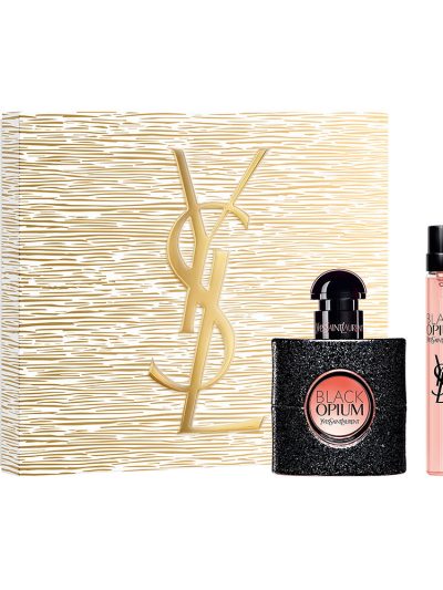 Yves Saint Laurent Black Opium Pour Femme zestaw woda perfumowana 30ml + woda perfumowana 10ml