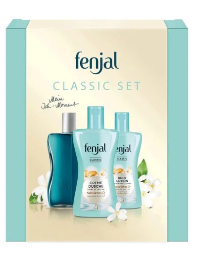 Fenjal Classic zestaw olejek do kąpieli 125ml + kremowy żel pod prysznic 200ml + balsam do ciała 200ml