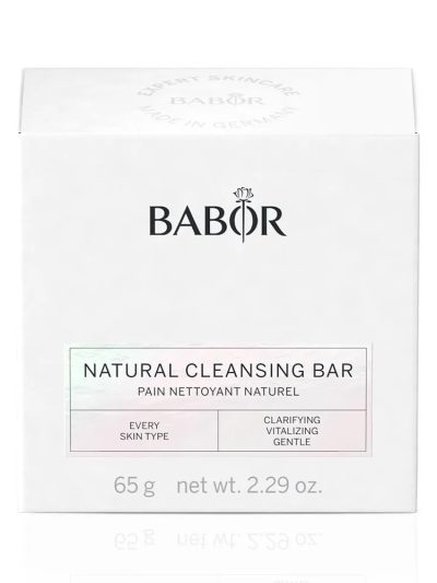 Babor Natural Cleansing Bar kostka do oczyszczania twarzy z mydelniczką 65g