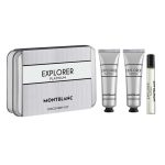 Mont Blanc Explorer Platinum zestaw miniatura wody perfumowanej 7.5ml + żel oczyszczający 30ml + krem do twarzy 30ml