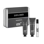 Mont Blanc Explorer zestaw miniatura wody perfumowanej 7.5ml + żel pod prysznic 30ml + balsam po goleniu 30ml
