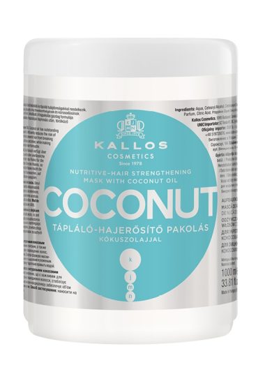 Kallos KJMN Coconut Nutritive-Hair Strengthening Mask odżywczo-wzmacniająca maska do włosów 1000ml
