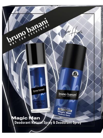 Bruno Banani Magic Man zestaw dezodorant w naturalnym sprayu 75ml + dezodorant 150ml