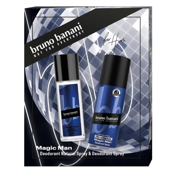 Bruno Banani Magic Man zestaw dezodorant w naturalnym sprayu 75ml + dezodorant 150ml