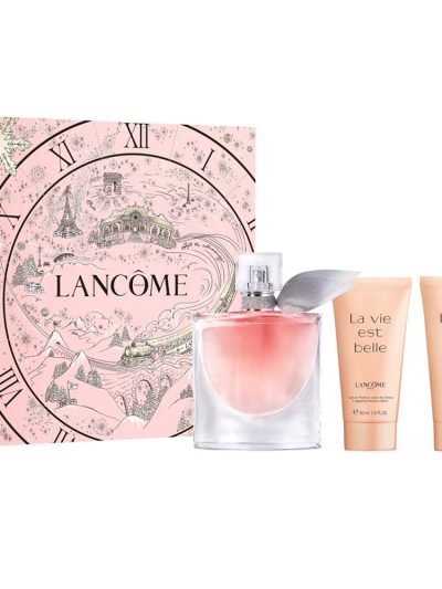 Lancome La Vie Est Belle zestaw woda perfumowana 50ml + balsam do ciała 50ml + żel pod prysznic 50ml