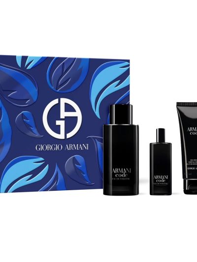 Giorgio Armani Armani Code Pour Homme zestaw woda toaletowa 125ml + żel pod prysznic 75ml + woda toaletowa 15ml