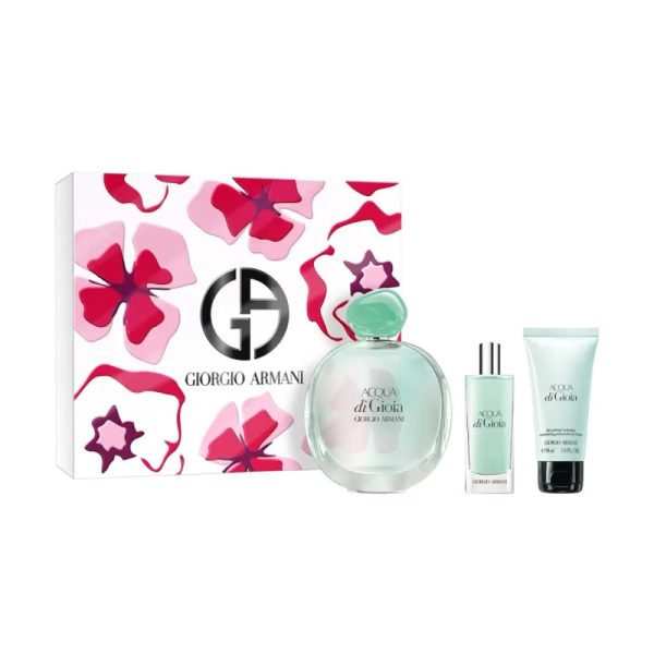 Giorgio Armani Acqua di Gio zestaw woda perfumowana 100ml + balsam do ciała 50ml + woda perfumowana 15ml
