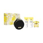 Versace Yellow Diamond zestaw woda toaletowa 90ml + żel pod prysznic 100ml + balsam do ciała 100ml + kosmetyczka