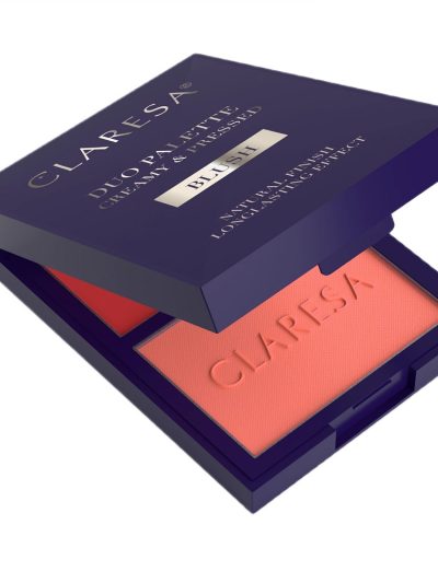 Claresa Duo Palette Creamy & Pressed kremowo-pudrowa paleta do konturowania 02 Candy Crush 8.5g
