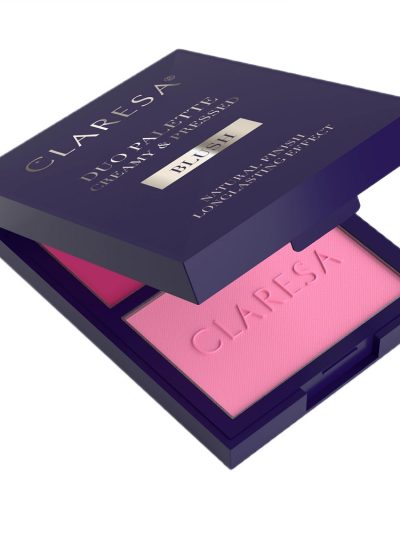 Claresa Duo Palette Creamy & Pressed kremowo-pudrowa paleta do konturowania 01 Awesome Blossom 8.5g
