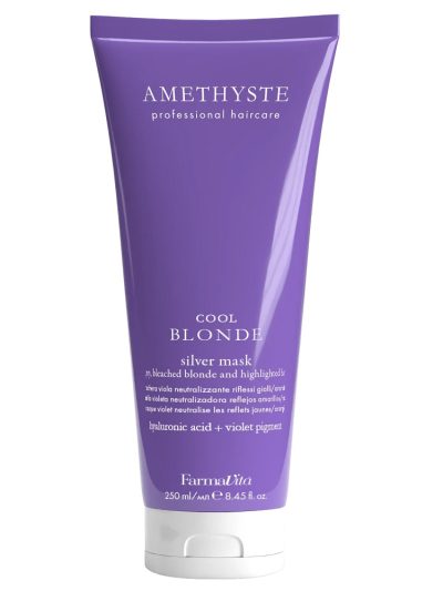Farmavita Amethyste Cool Blonde maska do włosów siwych i rozjaśnianych 250ml