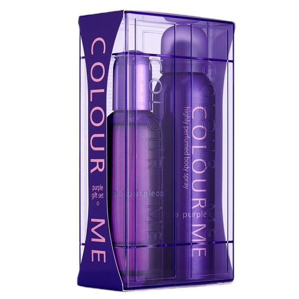 Milton Lloyd Colour Me Purple zestaw woda perfumowana 100ml + perfumowany do ciała 150ml