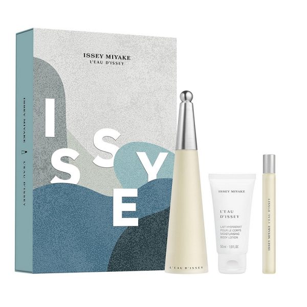 Issey Miyake L'Eau d'Issey Pour Femme zestaw woda toaletowa 100ml + woda toaletowa 10ml + balsam do ciała 50ml
