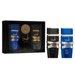 Lattafa 5th Anniversary Edition zestaw Asad woda perfumowana 100ml + Asad Zanzibar woda perfumowana 100ml