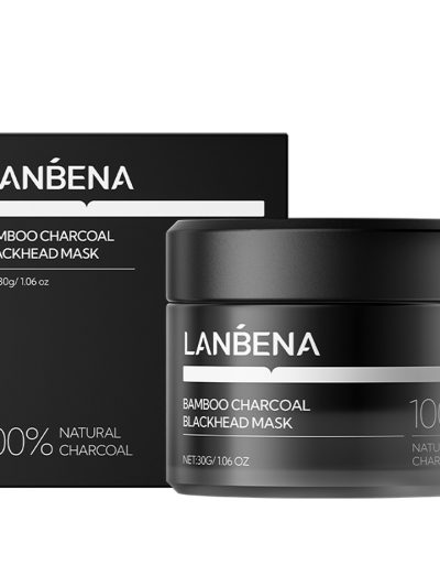Lanbena Bamboo Charcoal oczyszczająca maska węglowa peel-off na zaskórniki 30g
