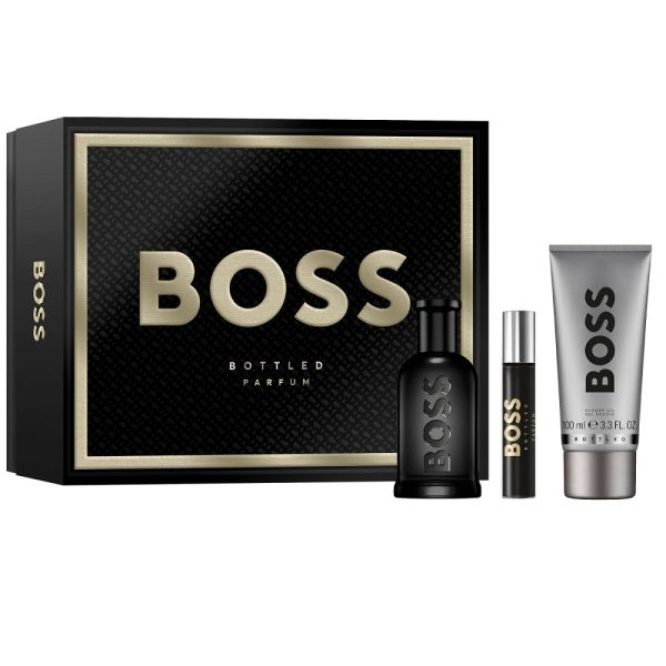 Hugo Boss Boss Bottled zestaw perfumy 100ml + żel pod prysznic 100ml + perfumy 10ml