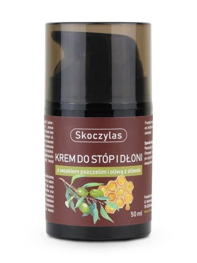 Skoczylas Krem do stóp i dłoni z woskiem pszczelim i oliwą z oliwek 50ml