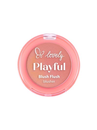 Lovely Playful Blush Flush kremowo-pudrowy róż do policzków 02 Poppy 7g