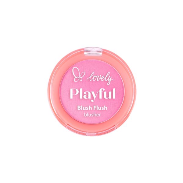 Lovely Playful Blush Flush kremowo-pudrowy róż do policzków 01 Girly 7g