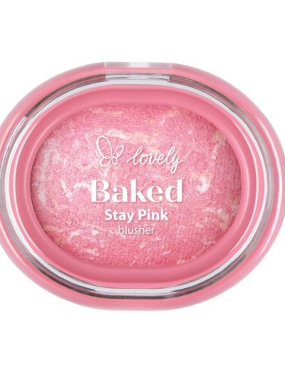 Lovely Stay Pink Baked Blusher wypiekany róż do policzków 03 3.5g