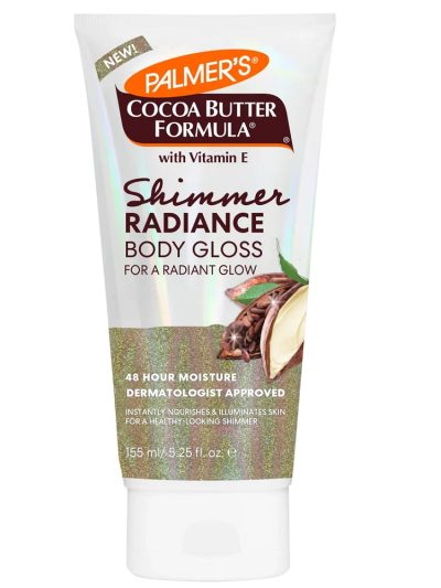 PALMER'S Shimmer Radiance Body Gloss rozświetlający balsam do ciała z drobinkami 155ml