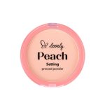 Lovely Peach Setting Pressed Powder półtransparentny prasowany puder 7.5g