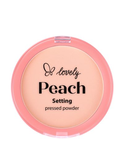 Lovely Peach Setting Pressed Powder półtransparentny prasowany puder 7.5g