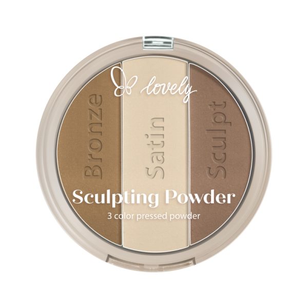 Lovely Sculpting Powder paleta do konturowania twarzy 4 15g