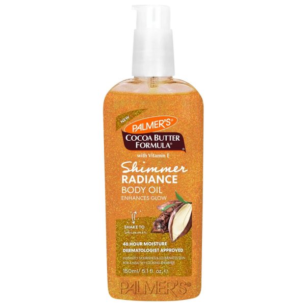 PALMER'S Shimmer Radiance Body Oil olejek rozświetlający z drobinkami 150ml
