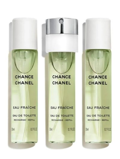 Chanel Chance Eau Fraiche zestaw woda toaletowa wkład 3x20ml