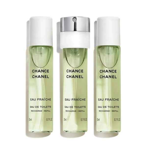 Chanel Chance Eau Fraiche zestaw woda toaletowa wkład 3x20ml