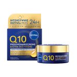 Nivea Q10 Przeciwzmarszczkowe Ekstra Odżywienie głęboko regenerujący krem na noc 50ml