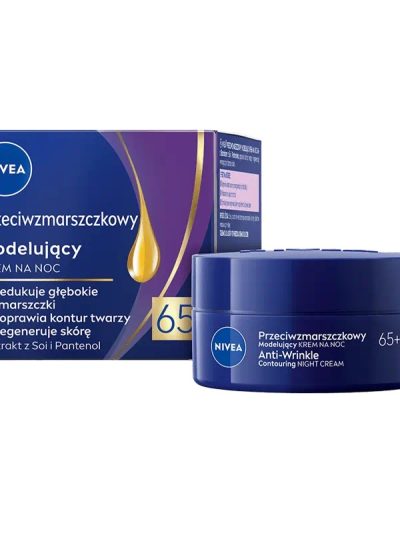 Nivea Przeciwzmarszczkowy modelujący krem na noc 65+ 50ml