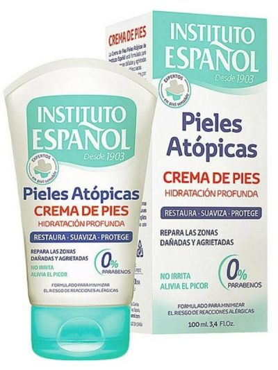 Instituto Espanol Atopic nawilżająco-regenerujący krem do stóp do skóry atopowej 100ml