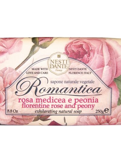 Nesti Dante Romantica mydło toaletowe Florentine Rose & Peony 250g