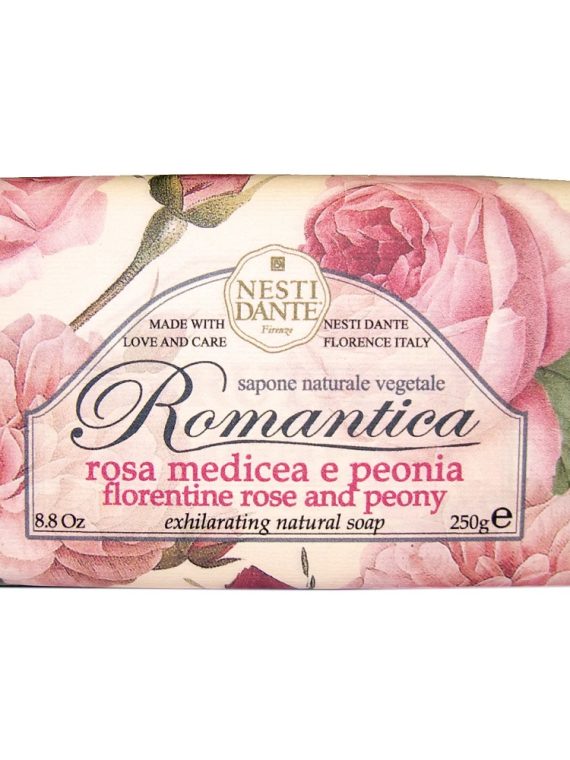 Nesti Dante Romantica mydło toaletowe Florentine Rose & Peony 250g