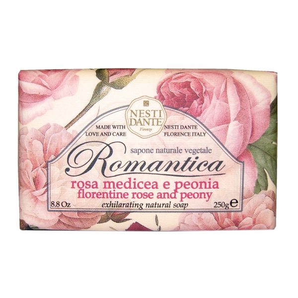 Nesti Dante Romantica mydło toaletowe Florentine Rose & Peony 250g