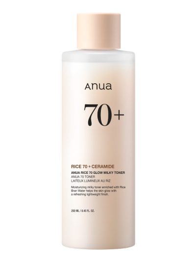 Anua Rice 70 Glow Milky Toner mleczny tonik do twarzy 250ml