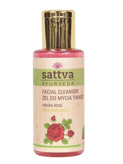 Sattva Facial Cleanser żel do mycia twarzy Indian Rose 100ml