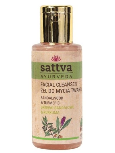Sattva Facial Cleanser żel do mycia twarzy Sandalwood & Turmeric 100ml
