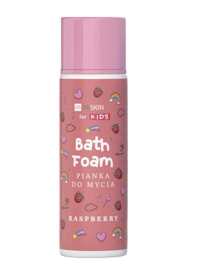 HiSkin Kids Bath Foam pianka do mycia Różowa 250ml