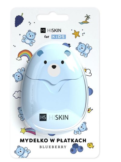 HiSkin Kids mydełko do rąk w płatkach Blueberry 50szt.