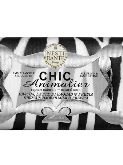 Nesti Dante Chic Animalier mydło toaletowe White 250g