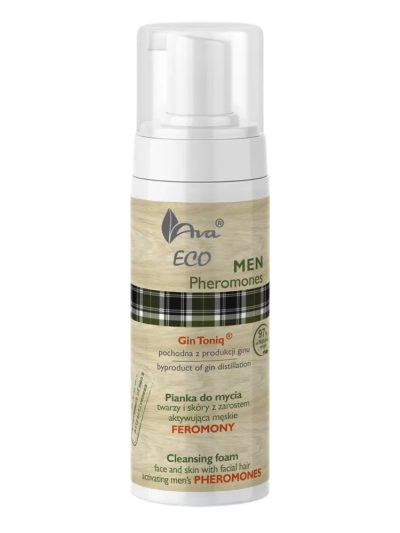 Ava Laboratorium Eco Men Pheromones pianka do mycia twarzy i skóry z zarostem 150ml